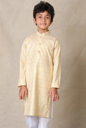 yellow-festive-printed-pure-cotton-kurta-yellow-6-7-years-1n-yellow