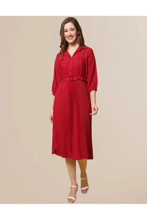 fabflee-red-polyester-womens-shift-dress-pack-of-1-none