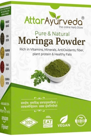 attar-ayurveda-pure-moringa-leaf-powder-for-weight-loss-200g