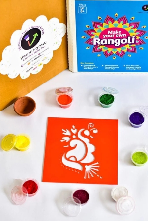 ilearnngrow-diwali-diy-rangoli-kit-peacock-multi-color