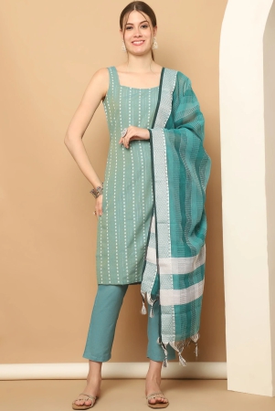 green-dobby-kurta-with-pallazos-dupatta-set-xl-green