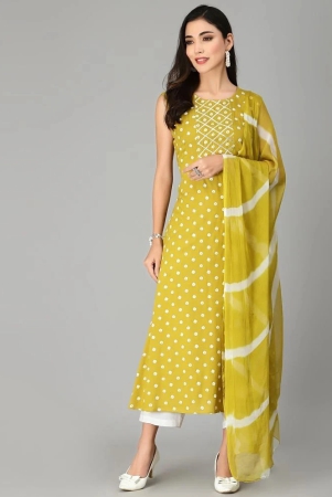 stylum-rayon-printed-a-line-womens-kurti-with-dupatta-lime-green-pack-of-1-none