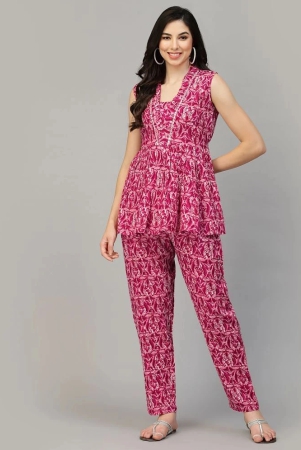 stylum-pink-embellished-pant-top-set-none