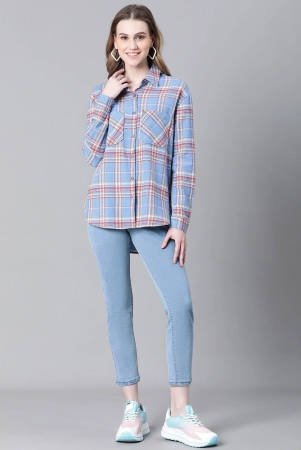 oxolloxo-relaxed-tailored-fit-tartan-checks-cotton-casual-shirt