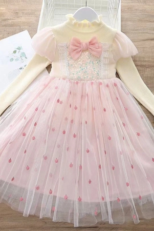 Girls Princess dress-Pink / 8-9 Years / 140