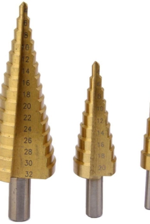 rangwell-3x-large-hss-steel-step-cone-drill-titanium-bit-set-hole-cutter-4-122032mm