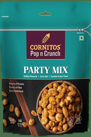 cornitos-party-mix-salted-peanuts-corn-nuts-coated-green-peas-200-g