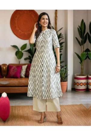 amiras-indian-ethnicwear-cotton-printed-front-slit-womens-kurti-white-pack-of-1-none