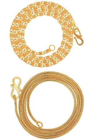 aanyacentric-combo-of-2-gold-plated-22inches-long-fashion-chain-none