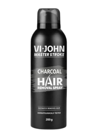 vi-john-master-stroke-painless-charcoal-hair-removal-spray-for-chest-arms-and-legs-men-women-spray-200-g