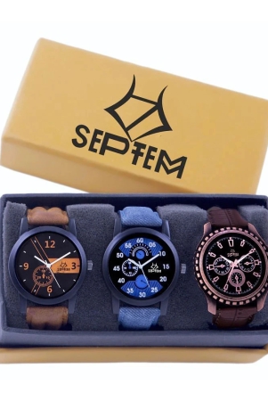 septem-multicolor-leather-analog-mens-watch