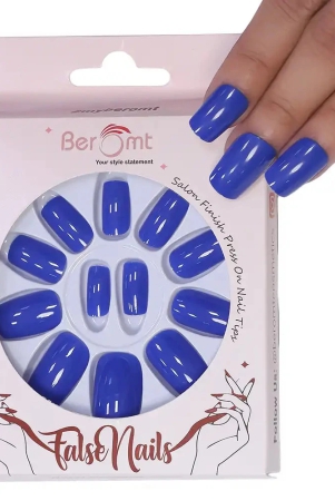 glossy-square-nails-nail-kit-included-blue