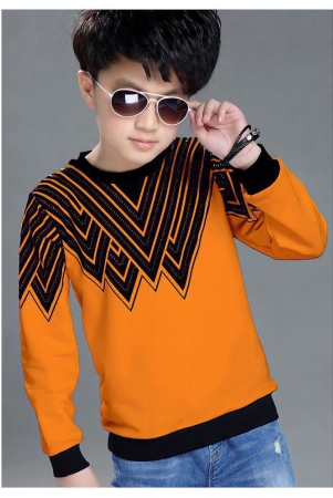 force-boys-cotton-tshirts-orange-black-3-4-years-none