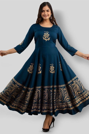 lee-moda-navy-rayon-womens-anarkali-kurti-xxl