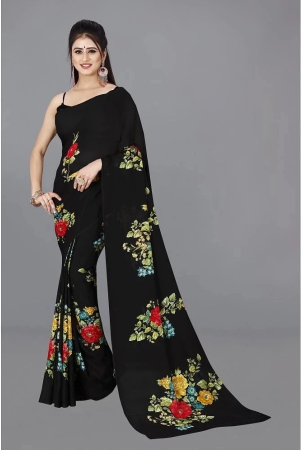 anand-sarees-black-georgette-saree-without-blouse-piece-pack-of-1-black