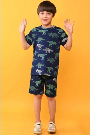 dinosaur-navy-sleepwear-shorts-set-navy-5-6-years-2n-navy