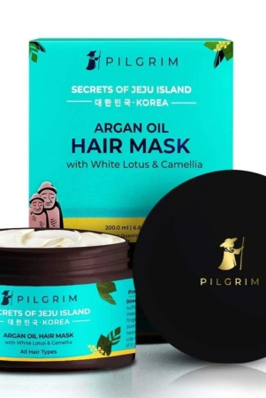 Pilgrim Pack Argan Oil Hair Mask Dry Frizzy Korean and for & fall Control |