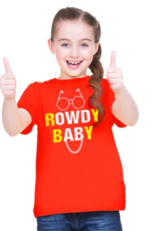 girls-cotton-rowdy-baby-half-sleeve-tshirt-red-pid41509