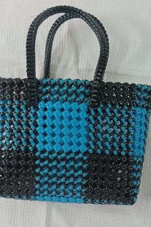 miniature-blue-and-black-handbag