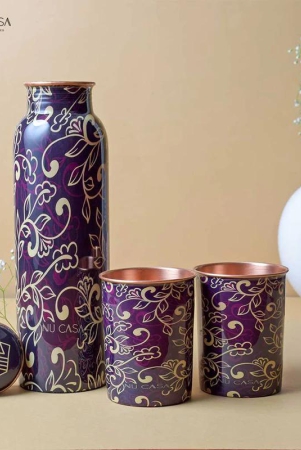 purple-floral-print-copper-bottle-with-a-set-of-2-glasses