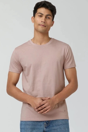 xyxx-cotton-regular-fit-solid-half-sleeves-mens-t-shirt-peach-pack-of-1-none