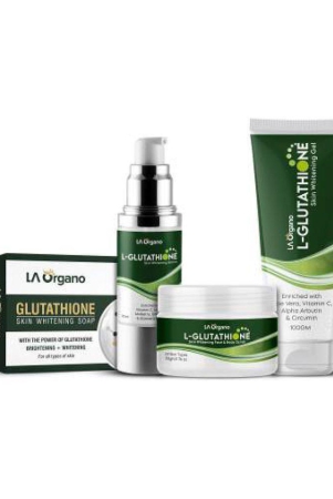 la-organo-l-glutathione-serum-scrub-gel-soap-facial-kit-g-pack-of-4