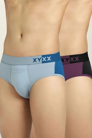 xyxx-pack-of-2-modal-mens-briefs-multicolor-none