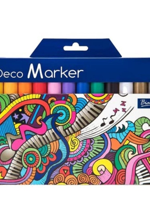 acrylic-paint-deco-marker-pens-fine-tip-art-liquid-highlighters-set-for-rocking-painting-drawing-coloring-on-wood-stones-fabric-glass-ceramics-12-colors-multicolor