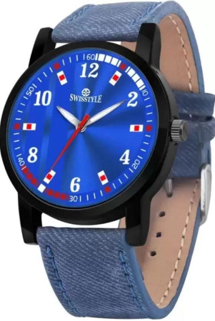 swisstyle-blue-leather-analog-mens-watch