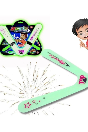 thriftkart-the-dark-lightning-boomerang-for-kids-adult-printed-instruction-returning-flying-spinner-rotatting-boomerangs-outdoor-sports-group-games-for-children-birthday-return-gift-v