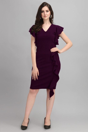 sheetal-associates-purple-polyester-blend-womens-bodycon-dress-pack-of-1-none