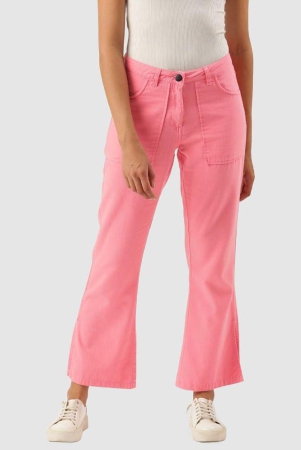 IVOC - Pink Cotton Bootcut Women''s Jeans ( Pack of 1 ) - None