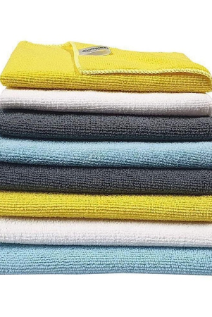 softspun-microfiber-cleaning-cloths-8-pcs-40x40cms-280gsm-multi-color-highly-absorbent-lint-and-streak-free-multi-purpose-wash-cloth-for-kitchen-car-window-stainless-steel-silverwa