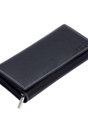 tough-women-black-genuine-leather-wrist-wallet-regular-size-8-card-slots-black