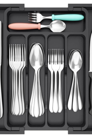 25-pieces-stainless-steel-imperial-cutlery-set-with-wooden-hanging-stand-for-dining-table-contains-6-tea-spoons-6-table-spoons-6-table-forks-6-knives-stylish-spoon-set