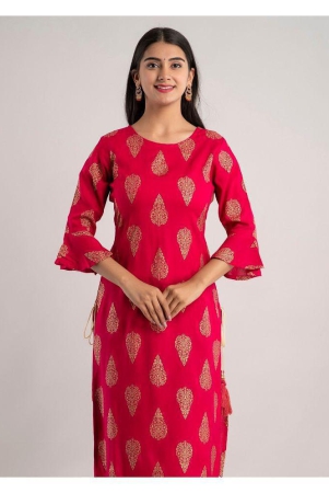 mauka-red-rayon-womens-straight-kurti-pack-of-1-none