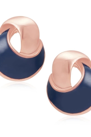 sukkhi-stunning-rose-gold-plated-stud-earring-for-women-blue