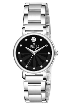 swisstyle-stainless-steel-round-womens-watch