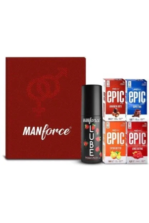 manforce-epic-love-redbox-4-epic-condoms-1-lubricant-gel-gift-for-romantic-ones-condom-set-of-5-40-sheets