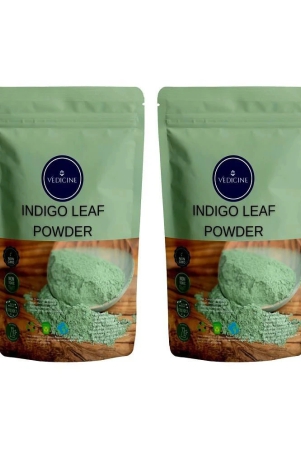 vedicine-pure-indigo-leaf-powder-powder-for-hair-masks-100g-each-pack-of-2