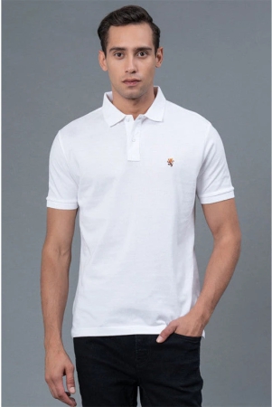 RedTape White Men's Polo T-Shirt | Casual Cotton T-Shirt | Half Sleeves Polo T-Shirt