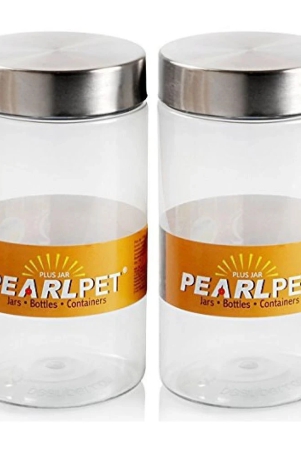 pearlpet-1700ml-2pcs-plastic-transparent-multi-purpose-container-set-of-2-transparent