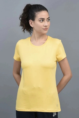 dollar-yellow-cotton-blend-regular-fit-womens-t-shirt-pack-of-1-none