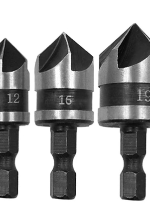 3pcs-countersink-chamfer-drill-bit-set-5-flute-90-degree-chamfering-countersink-bits-with-14inch-hex-shank-12mm-16mm-19mm