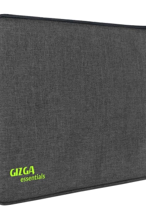 gizga-essentials-laptop-bag-sleeve-case-cover-pouch-for-133-inch-laptopmacbook-office-college-laptop-bag-for-men-women-side-handle-multiple-pockets-water-repellent-shock-absorber-grey