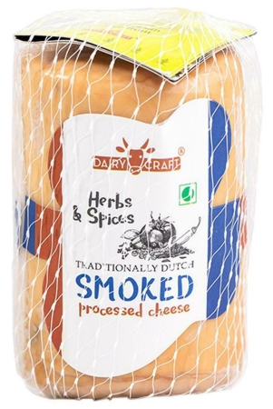 Dairy Craft Smoked Herbs & Spices Processed Cheese 200 g (Pack)