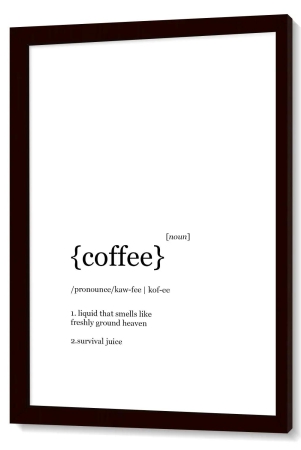 what-is-coffee-essential-135-x-195-inches-frame-with-glass-dark-brown-frame