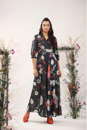 black-womens-floral-printed-stylish-long-party-wear-maxi-dress-xxl-black