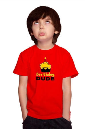 Birthday Dude - T-Shirt for Birthday boy-11-12 YEARS