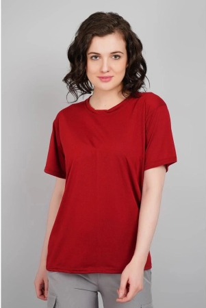 aktif-maroon-cotton-womens-t-shirt-pack-of-1-none